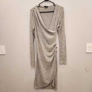 Wilfred Free Aritzia Long Sleeve Midi Dress